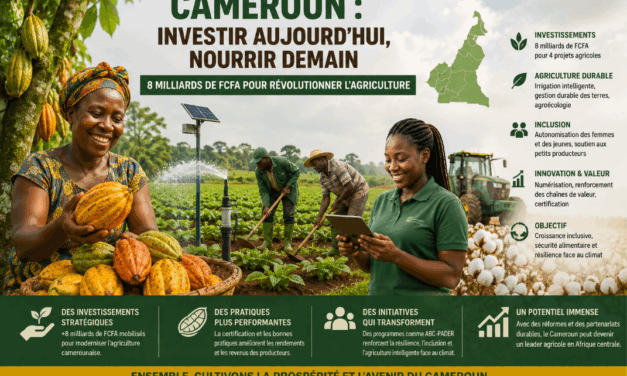 Agriculture au Cameroun : Quand investissements massifs et innovations redéfinissent l’avenir du secteur